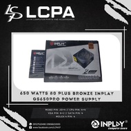 650 WATTS 80+ BRONZE INPLAY GS650PRO POWERSUPPLY | LCPA