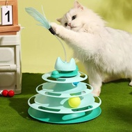 H-L Store 4-Layer Cat Ball Track Toys 4-Layer Mother's