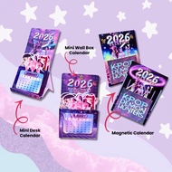 2026 Magnetic Calendar • Hanging Mini Calendar • Mini Desk Calendar