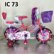 sepeda mini 12 interbike ic 73 sepeda anak perempuan
