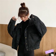 baju wanita korean style jalan perempuan jaket jeans Autumn and winter denim jacket women's 2020 new