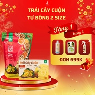 Fruit Rolls with 8 Famous Flavors "Pink Lotus Soup" Less Sweet Folk Canned/Bag Suitable as Gifts 180