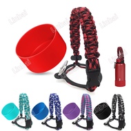 Aquaflask Accessories 2PCS Wide Mouth Bottle Paracord Rope and Silicone Boot Set Tumbler Accessories Handle Strap