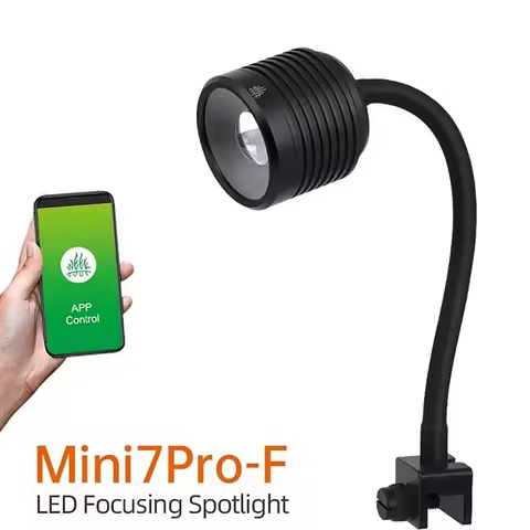 Week aqua Mini 7 pro F Aquarium LED spotlight Submersible spotlights Focusing Dimming Bluetooth app 