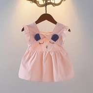 【新品现货】婴幼儿0-1-2-3岁女宝宝裙子夏装女童小女孩衣服456个月夏天连衣裙Infant and toddler 0-1-2-3 year old women's baby dresslfsjh