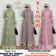 Hayya Brocade Dress SIZE (ML XL XXL XXXL 4XL) MUSLIM Dress HAYYA BRUKAT DRESS LUXURY PARTY DRESS CRI