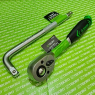 Tekiro RACHET handle 1/2"x10" 1/2" ratchet handle 1/ 2X10 inch Ratchet handle Tekiro Rubber handle R