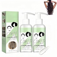 Curl Defining Cream,Natural Frizz Control, Moisturizing Curl Conditioner Cream, Professional Styling