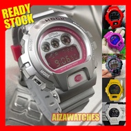 G-SHOCK DW6900 CB8 GREY PINK - Jam Tangan Lelaki / Jam Tangan Perempuan