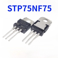 5Pcs Original STP75NF75 P75NF75 TO-220 Package N-Channel Power MOSFET 75V/75A Low RDS(on) Field Effe