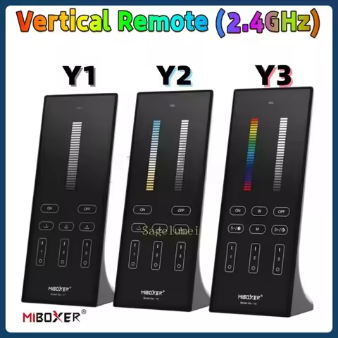 Y1 Y2 Y3 Miboxer Brightness CCT RGB+CCT Vertical Remote 2.4GHz Control for LED Buld LED Strip Light 