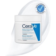 CeraVe Moisturising Cream, Face & Body, With 3 essential ceramides & hyaluronic acid, For dry to ver