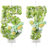 AOOLADA 57 & 75 Birthday Candle, 57th & 75th Cake Candles, Number 57 & 75 Birthday Candles for Cake 