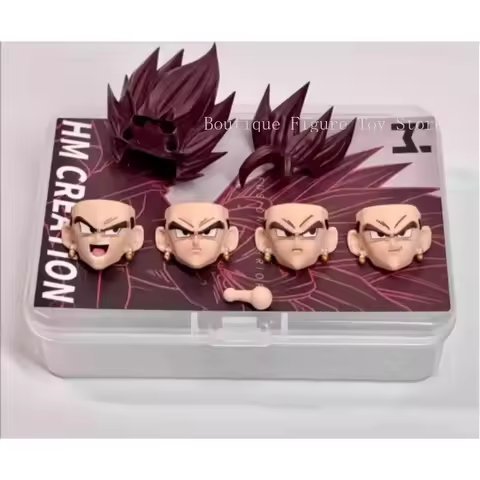 In Stock Dragon Ball Vegetto SHF HM001~003 Head Sculpture SHF Anime Action Figures Models Toys