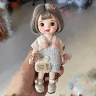 ของเล่นตุ๊กตา BJD สำหรับเด็กผู้หญิง อายุ 3-14 ปี ของขวัญวันเกิด ตา 3D ที่แท้ เปลี่ยนชุด ตุ๊กตาตัวม้า
