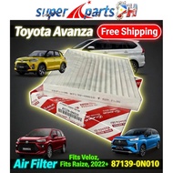 87139-0N010 Toyota Aircon Cabin Filter 87139-0N010 AVANZA / TOYOTA VELOZ / TOYOTA RAIZE 2022- Up
