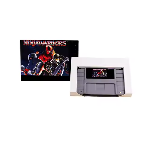 Ninja Warriors Action game Card for SNES EUR PAL USA NTSC 16bit Game Consoles with Retail Box Video 