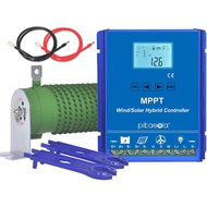 PIKASOLA 1400W Off Grid with Unloader Hybrid Wind Solar Controller Auto 12/24V Battery MPPT Charge B