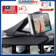 In-Car Dashboard Rear View Mirror Mount GPS DVR Phone Holder | 360 Degree Rotated | Strong Grip | Du