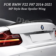 For BMW F22 F87 MP Style Spoiler ABS BLACK Material 2 Series 218i 220i 225i 228i 230i M Spoiler carb