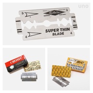 Gillette razor blade, Croma razor blade, BIC Chrome Platinum stainless steel