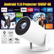 BB Projector 4K Android 11.0 LCD 4K Projector 1080P Double WIFI Bluetooth with Netflix/YouTube Campi