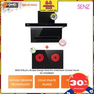 Senz SZ-CH3288AC STELLA L Shape Design Heat Pro intelClean Cooker Hood 1700 m3/h SZCH3288AC + SZRC22