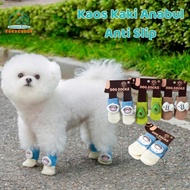 Anti-Slip Dog Cat Socks / Dog Pet Socks Anabul 4pcs P20 Dog Socks Pet Socks