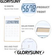 GLORYSUNY Calculator, 114x190x37mm Black/Red/Blue/White  Calculator, Accurate Plastic Office Calcula
