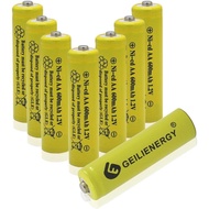 GEILIENERGY Solar Light AA NiCd AA 600mAh 1.2V Rechargeable Batteries for Solar Lamp Garden Lights(8