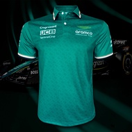Polo Shirt F1 Formula One Team Aston Martin F1 FM0092 Full Print Size S-5XL