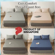 Singapore Local Brand MR.ING 100% Cotton Fitted Bedsheet