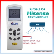 HISENSE AIRCOND REMOTE CONTROL GR-02 (FOR HISENSE REPLACEMENT)