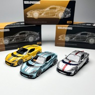 TOC Fuleme 1/64 Ferrari Jump Horse 812C Alloy Car Model Diecast Car Toys Collection Birthday Gift