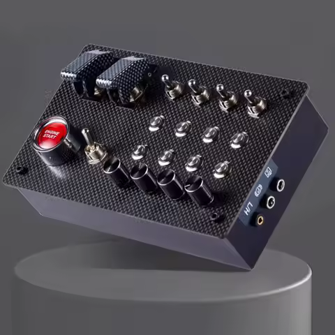 ZQSR Horizontal Button Box SIM Racing Control Box Simulator for Thrustmaster Simagic Fanatec