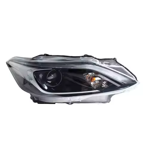 2PCS Suitable for Toyota 17-19 new Vios FS headlight assembly modified LED daytime running light dou