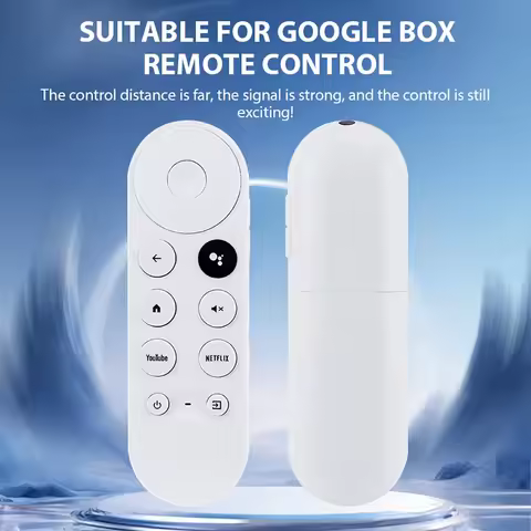 Voice Remote For Google Chromecast Bluetooth IR Suitable TV Voice Set-Top Box Replacement Remote Con