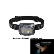Nitecore NU31 550 Lumens Torch Light Flashlight Headlamp (Built-in Lion Battery)