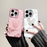 Mickey & Minnie Mouse Couple Phone Case For Casing Poco M6 M4 M3 Pro M7 C65 C75 C85 C71 F3 Pink Whit