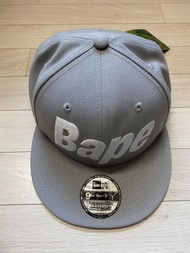 A Bathing Ape x New Era snap back cap in grey