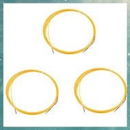 (VBIZ) 3pcs 10M 3Mm Guide Device Fiberglass Electric Cable Push Pullers Duct Snake Rodder Fish Tape