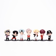 Kpop BTS Bangton Boys Figure Mini Model Collectible figure blackp