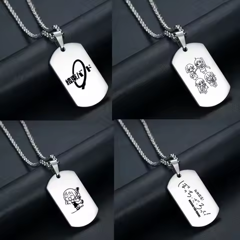 Anime BOCCHI THE ROCK! Necklace Gotou Hitori Ijichi Nijika Yamada Ryo Cosplay Prop Guitar Pick Penda