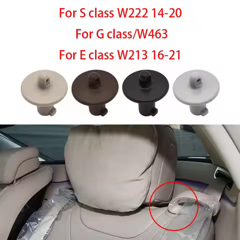 For Mercedes-Benz S-Class W222 2014-2019 Rear Seat Belt Guide Belt Leather Guide Ring Intermediate T