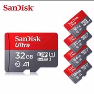 Micro SD Card SandISk + Adapter 128GB 64GB 32GB 16GB 8GB 4GB Memory Card