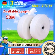 2"3"4"50M White Flex Discharge Duct Hose PE Lay Flat Garden High Pressure Washer Hose Garden Irrigat