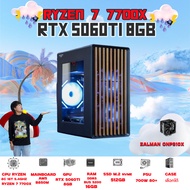 BONMECOM2 คอมประกอบ / CPU AMD AM5 RYZEN 7 7700X / RTX 5060TI 8GB / Case เลือกแบบได้ครับ