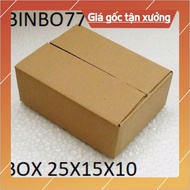 CARTON BOX 25 x 15 x 10 - CHEAP PAPER BOX (10 BOXES)