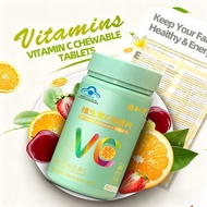 Vitamin C Orange Chewable（60 Tablets）Vitamin C Complex Supplement 维生素C