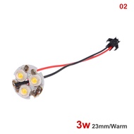 หลอดไฟ LED เปลี่ยนสีลูกปัดโคมไฟขนาด3/28มม. 3W/4W/5W บอร์ดหลอด